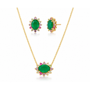 Conjunto esmeralda Maria