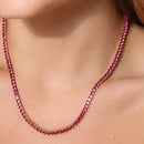 Colar riviera Nájla pink 4mm