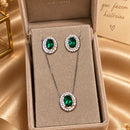Conjunto esmeralda Carla