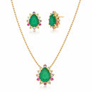 Conjunto esmeralda Bia