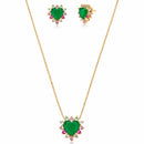 Conjunto esmeralda Ludmila